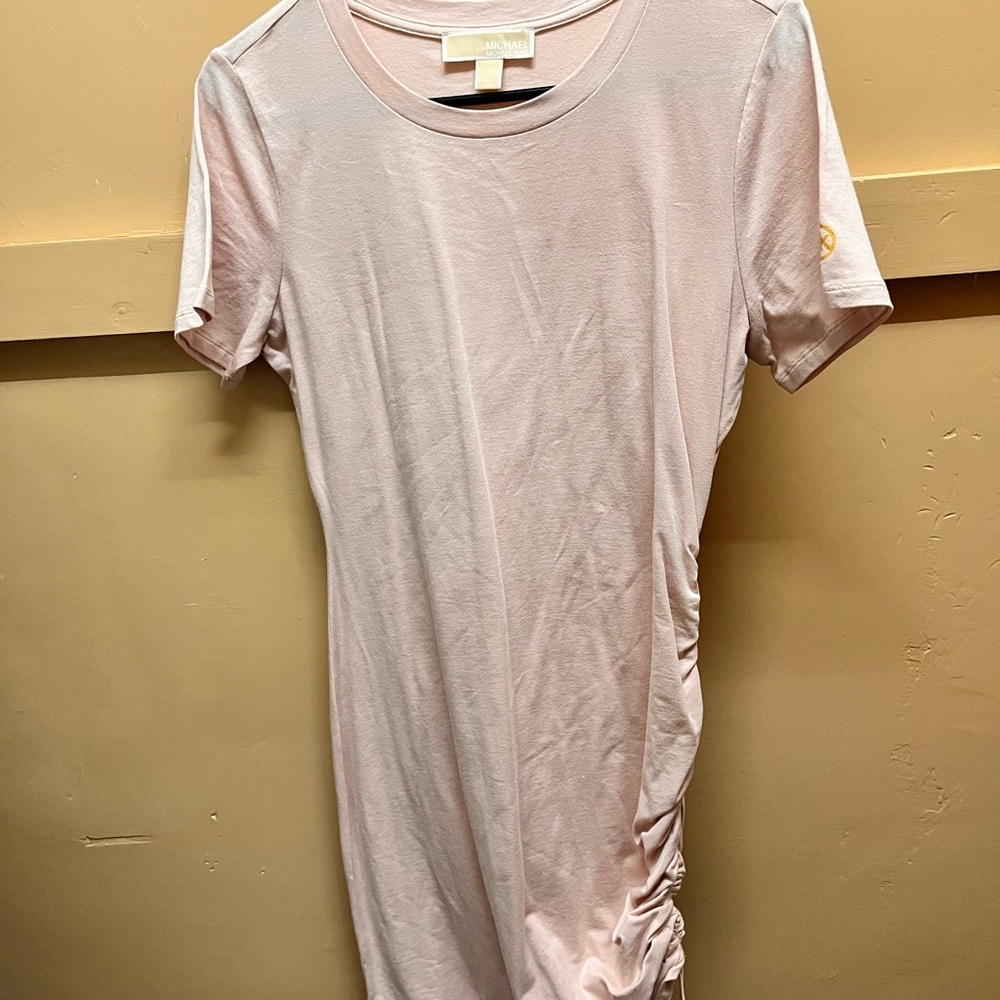 MICHAEL Michael Kors Pink Ruched Dress